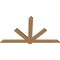 Ekena Millwork Kennewick Timber Gable Bracket, Western Red Cedar, 84"W x 49"H x 1 1/2"D x 5 1/2"F, 14/12 Pitch GBW084X49X0206KEN00SWR - alternate 5